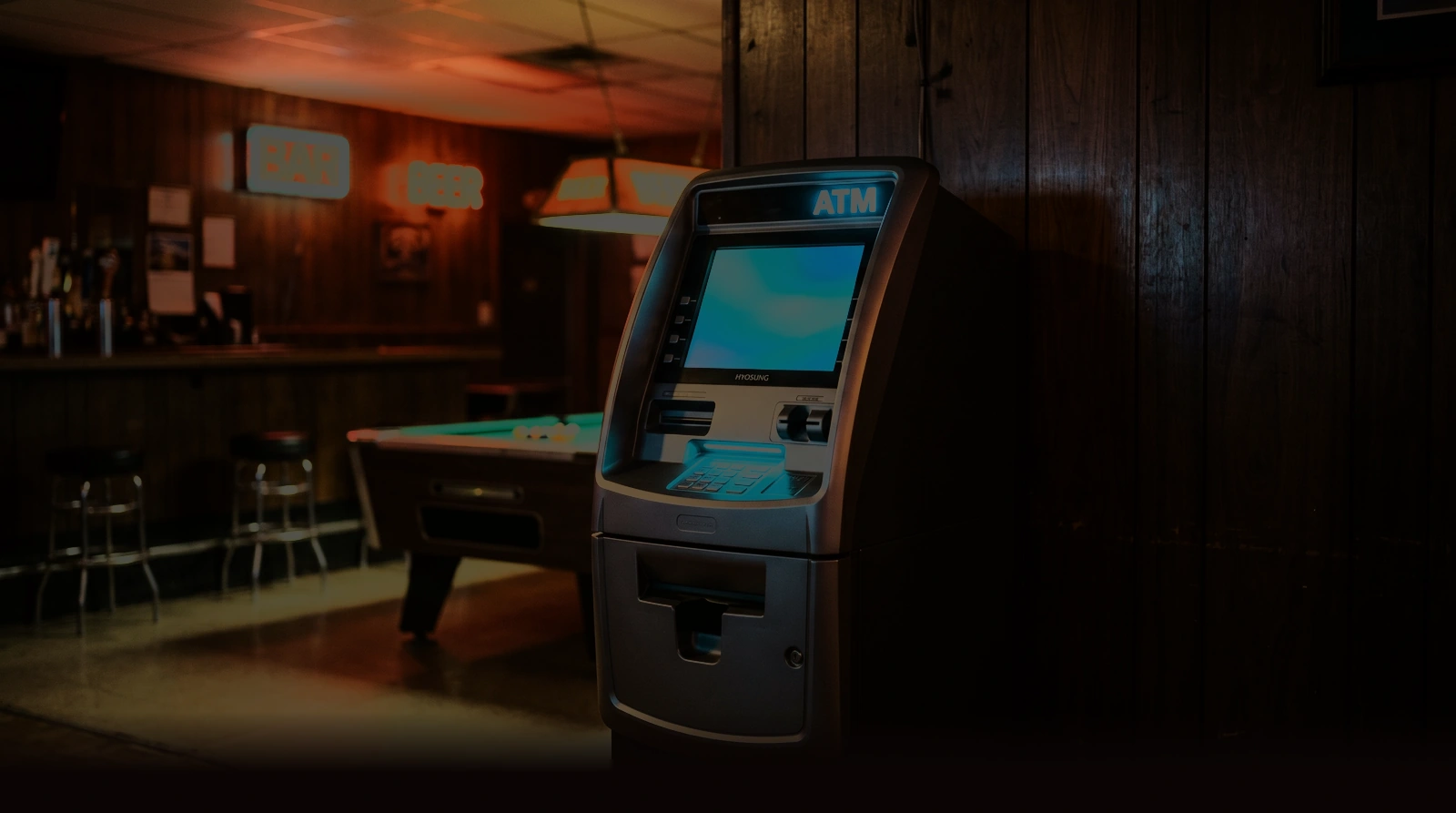 Hyosung Halo II ATMs placed by Social Amusements - Nautilus Hyosung Halo II.