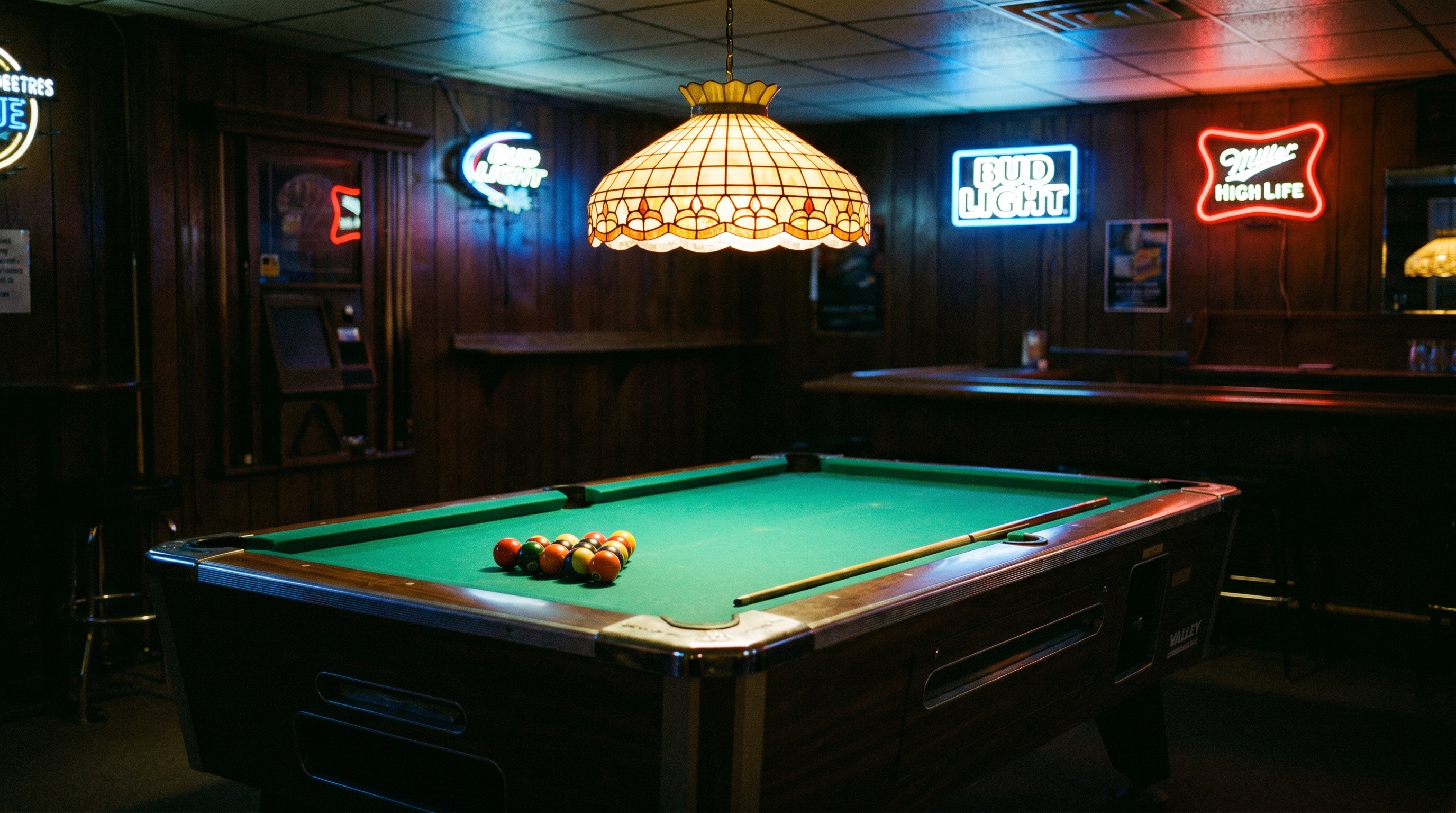Pool Tables placed by Social Amusements — Valley & Global 7ft coin-op.